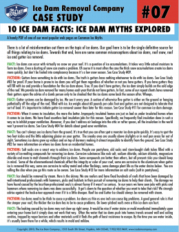 10 Ice Dam Facts: Ice Dam Myths Explored