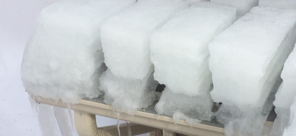 Gutter ice melting cable for ice dam prevention by The Ice Dam Company