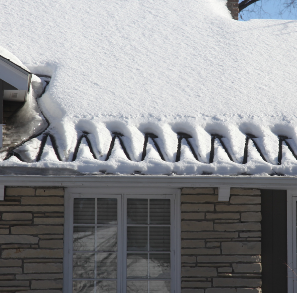 Roof deicing cable for ice dam prevention by the Ice Dam Company