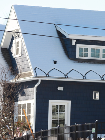 heat cable on roof